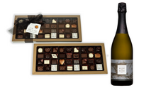 Load image into Gallery viewer, Assorted Chocolate Box (45pc) & Bubbles Gift Pack