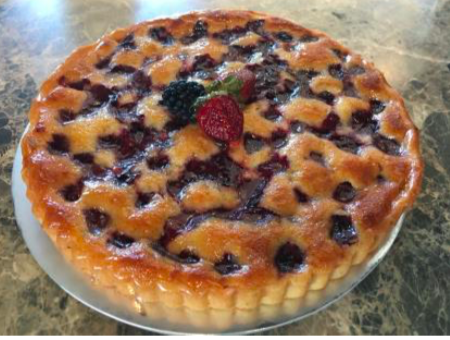 Cherry Amandine Tart