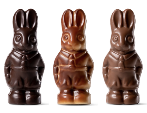 Easter Chocolate Bunny Trio – Three Ways to Delight in One Gift Bag (105g)