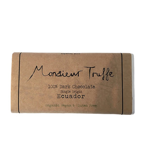 Monsieur Truffe - 100%  Organic Chocolate Ecuador, Vegan