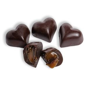 Love Byron Bay Organic Chocolate Dark Burnt Caramel Hearts