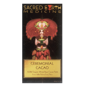 Sacred Earth Medicine Ceremonial 100 Cacao Dark Chocolate Organic Love Byron Bay