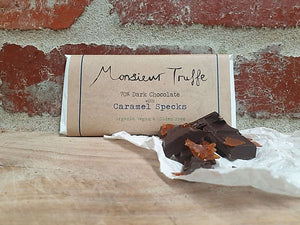 Monsieur Truffe - 70% Organic Dark Chocolate with Caramel Specks