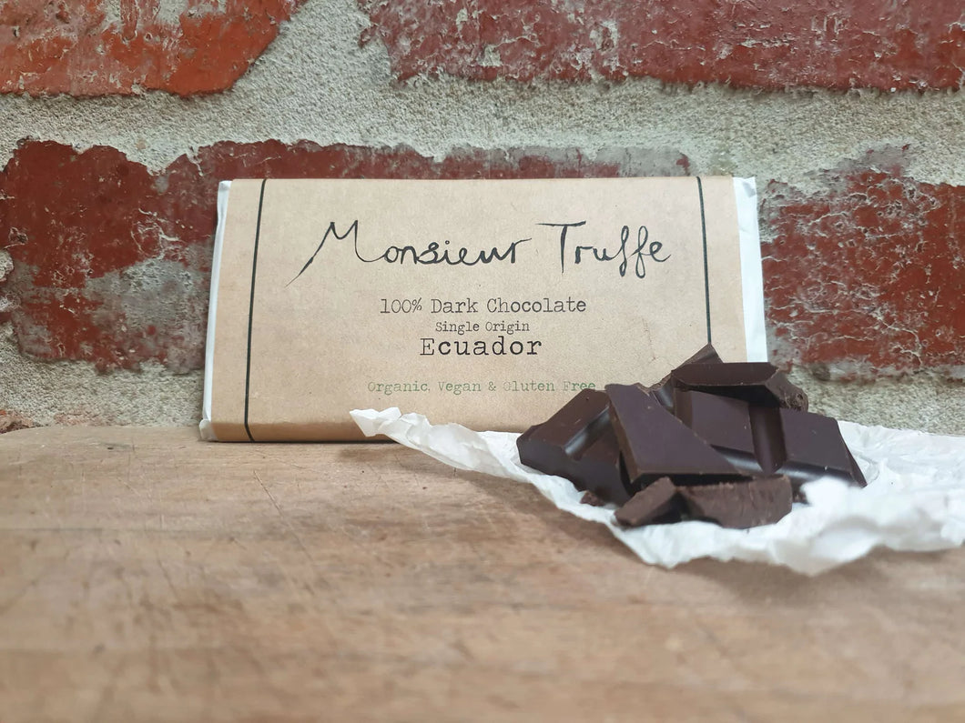 Monsieur Truffe - 100%  Organic Chocolate Ecuador, Vegan